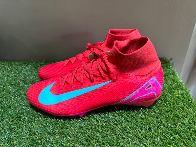 Nike Zoom Mercurial Superfly 10 Pro FG Soccer Mens 10 Mad Energy Pack HF9433-800