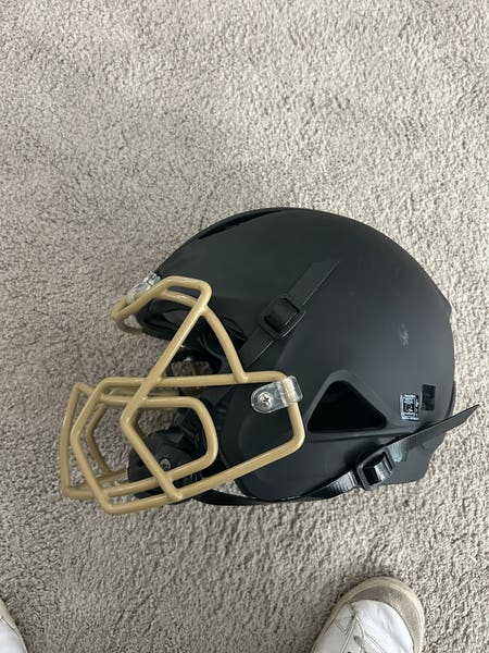 black xenith football helmet Shadow Varsity and official paint and decals Xenith X2E football helmet |