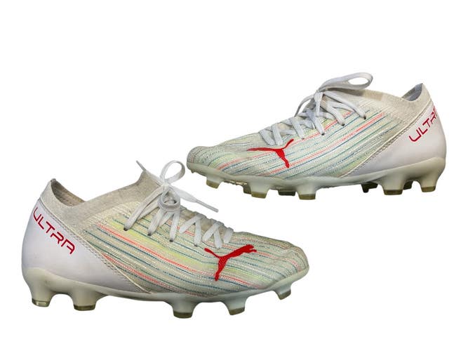 Used Puma ULTRA Soccer Cleats White Junior 03.5 11873-S000225593