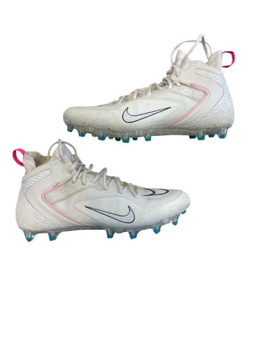 Used Nike Adult FB Cleats White Senior 13 11873-S000243231