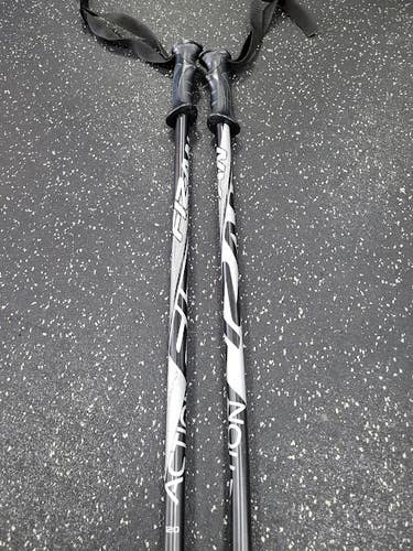 Used FIZAN Mens DH Ski Pole Black 120 cm / 48 in 11849-S000041574