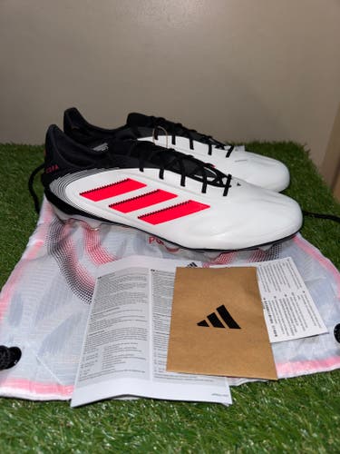 Mens Size 9 Adidas Copa Pure III Elite SG White Red Soccer Cleats ID9057 NEW