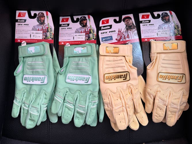 Large Franklin CFX PRO Batting Gloves (New)