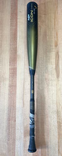 (USED) Rawlings Icon Carbon BBCOR Certified Baseball Bat (-3) 32/29