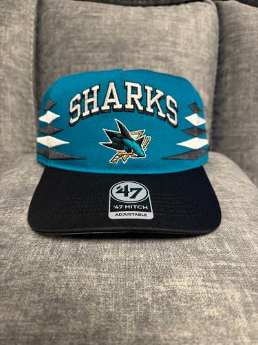 47 Brand San Jose Sharks Diamond Cut Hitch Snapback