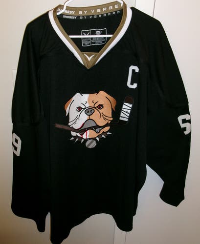 Official SHORESY PRO Jersey Alt Black Senior Goalie Cut - Verbero