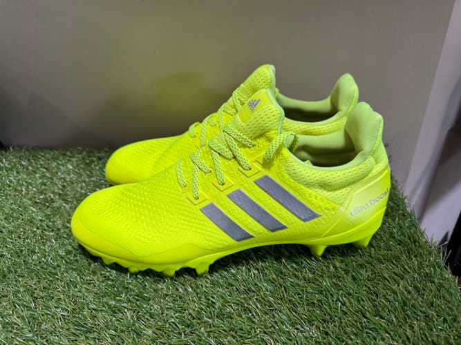 Adidas UltraBoost Men's Size 13 Football Cleats JP7413 Solar Yellow Volt NEW