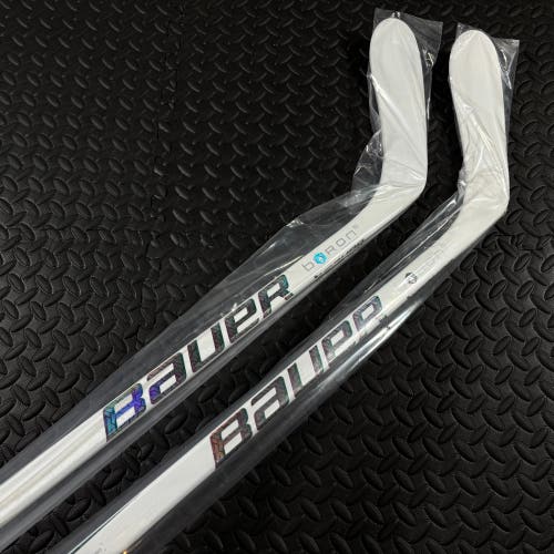 2 Pack Bundle - SR Bauer Proto2 Left Hand Hockey Stick P28 87 Flex (New) - White - Limited