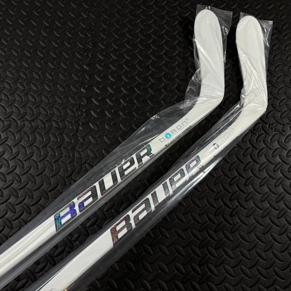 2 Pack Bundle - SR Bauer Proto2 Left Hand Hockey Stick P28 87 Flex (New) - White - Limited