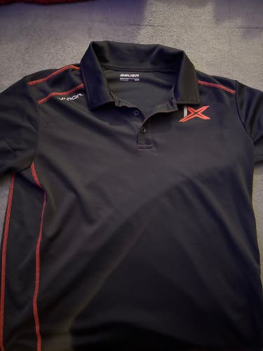 Black Bauer 1X Medium Men's Polo