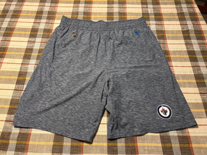 Fanatics Authentic Pro Winnipeg Jets Shorts (Size XL)