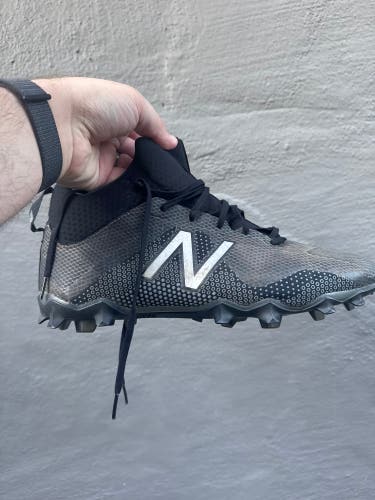 Black Men's Size 13.0 (W 14.0) Adult New Balance Freeze Low Top Molded Cleats (Used)