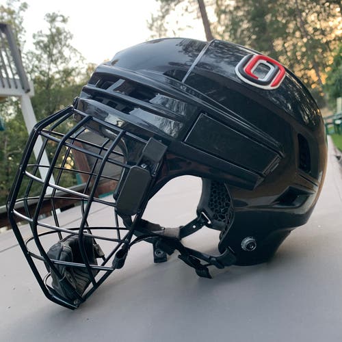 CCM Super Tacks X University of Nebraska Omaha NCAA Medium Helmet + FM780 Cage *Read Description*