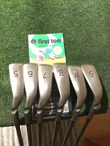 Ping Left Handed G-Max Green Dot Irons Set 5-PW-GW, No 9i Seniors Graphite (+1)
