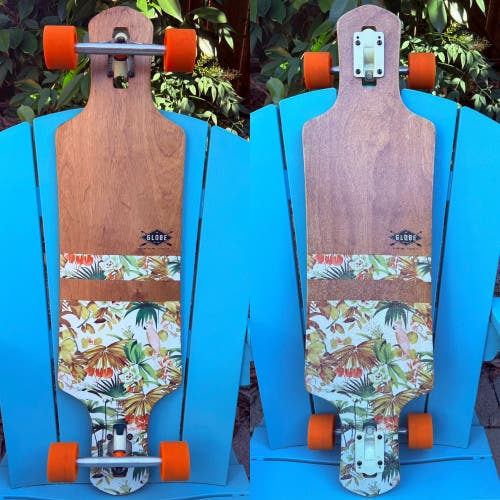 Globe Skateboards Geminon Dark Maple/Jungle Complete Longboard Skateboard 38.5”
