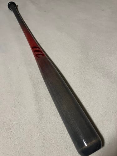 Marucci 33.5”/31.5oz Pro Cut Maple Wood Baseball Bat Blem Gray/Red Natural