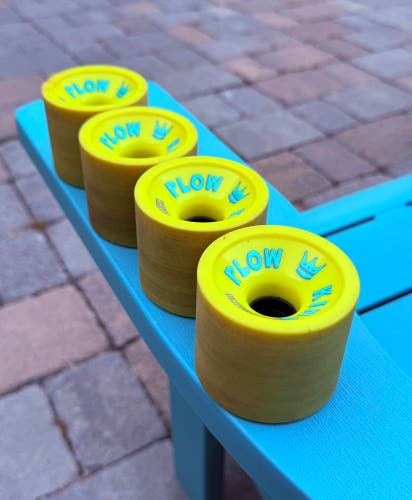 Hawgs Wheel Co Plow King Wheels 72mm 78a Flat Banana (Set Of 4) Great Condition