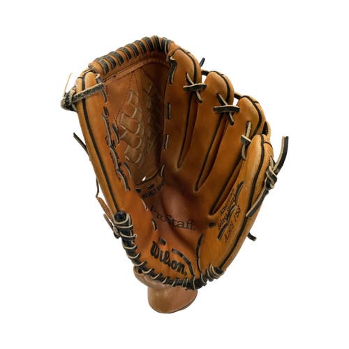 Used Wilson PRO STAFF BB/SB Glove RH Throw Brown 14" 11859-S000031948