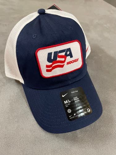 USA Hockey Nike Hat (New)
