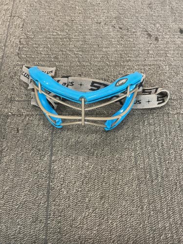 Used STX 2 SEE GOGGLES Lacrosse Facial Protect Royal Blue SM 11614-S000239573