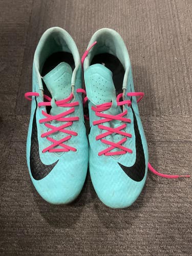 Used Nike MERCURIAL AIR ZOOM Soccer Cleats Royal Blue Senior 10 11614-S000239571
