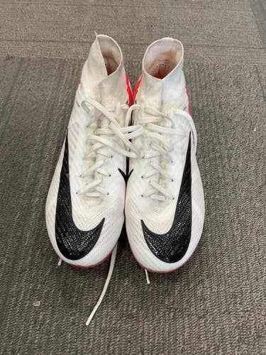Used Nike MERCURIAL AIR ZOOM Soccer Cleats White Senior 6.5 11614-S000239540