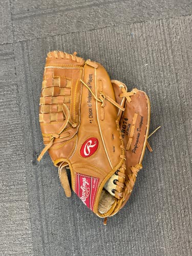Used Rawlings DEREK JETER BB/SB Glove RH Throw Brown 12" 11614-S000239527