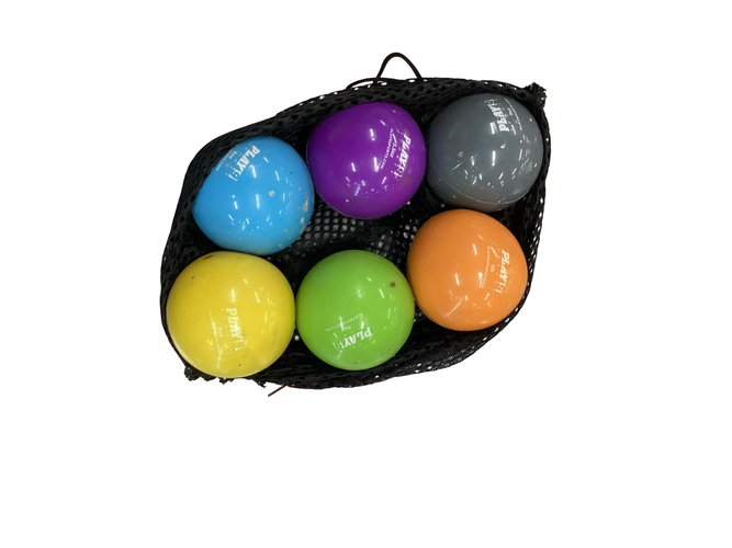 Used PLAY9SPORTS 6PC WEIGHTED TRAININNG BALLS BB/SB Training Aid 11613-S000185482