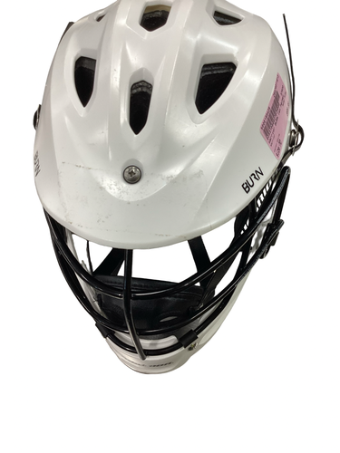 Used Warrior BURN Lacrosse Helmet White MD 11613-S000185425