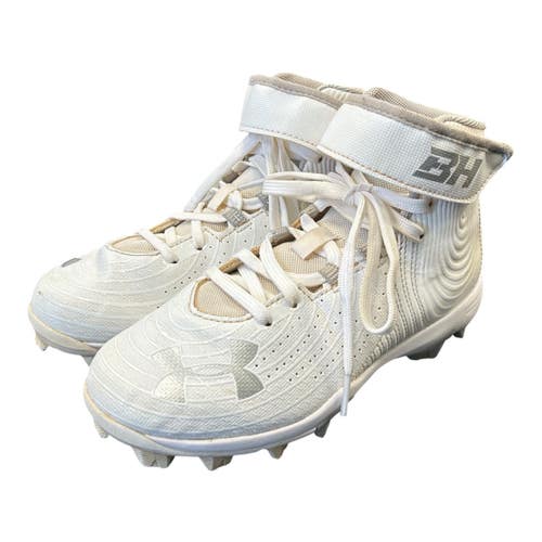 Used Under Armour HARPER 4 MID RM BB/SB Cleats White Junior 02.5 11450-S000524334