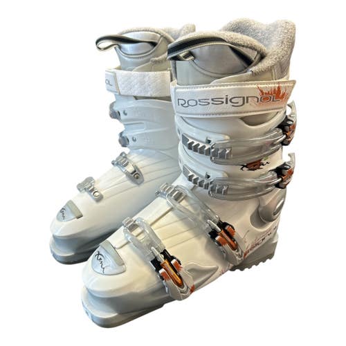 Used Rossignol XENA X 6 Womens DH Ski Boot White 255 MP - M07.5 - W08.5 11450-S000524320
