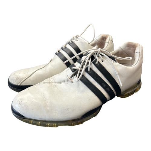 Used Adidas ADIPURE Mens Golf Shoes White Senior 11.5 11450-S000524316
