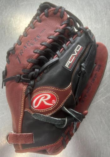 Used Rawlings REVO BB/SB Glove RH Throw Brown 12 3/4" 11497-S000159294