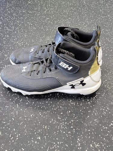 Used Under Armour HARPER 7 BH BB/SB Cleats Black Senior 11 11849-S000041689