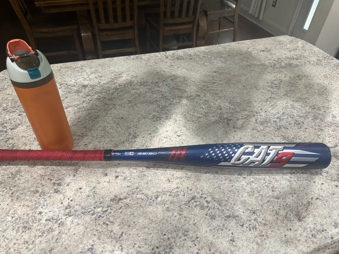 2021 Marucci CAT9 Alloy BBCOR Certified Bat (-3) 30 oz 33" (Used)
