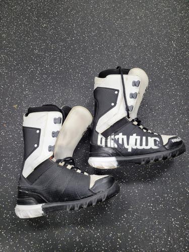 Used ThirtyTwo 32 Mens Snowboard Boots Black Senior 10 11849-S000041664
