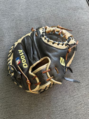 Wilson A1000 RH Catcher's Baseball Glove 32.5" (Used)