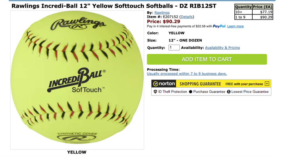 Easton Softball (Used)