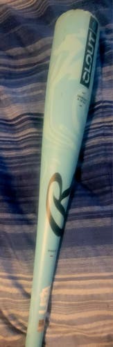 2025 Rawlings Clout AI Alloy USABat Certified Bat (-10) Alloy 17 oz 27" used