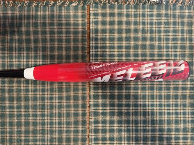 RARE NIW 2019 ADIDAS MELEE 2 SENIOR SOFTBALL BAT 2 PIECE 12 INCH BARREL 26.5 HOT