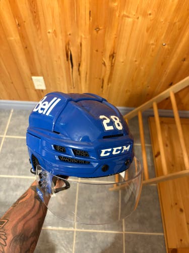 Pro Stock Medium Blue Montreal Canadiens  CCM super tack x  Helmet Dvorak