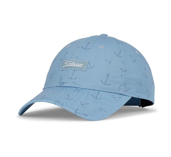 NEW Titleist Charleston Prints Tidal/Vintage Blue/White Golf Hat OSFM (Closeout)