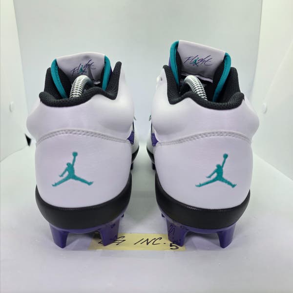 Jordan Stadium 90 Low MCS Baseball Cleats White Grape Ice  display picture 2