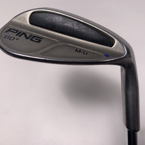 Ping MB Lob Wedge LW 60* Blue Dot 1* Up Wedge Steel Mens RH Midsize Grip