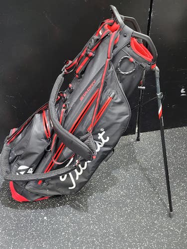 Used Titleist PLAYERS 4 STADRY Mens Stand Bag Black 11849-S000041671