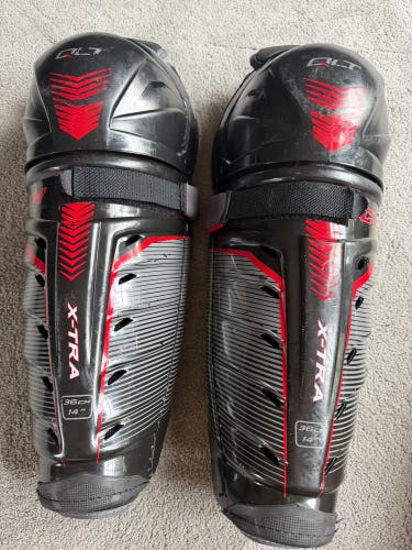 Senior CCM QLT Edge 14" Shin Pads (Used)