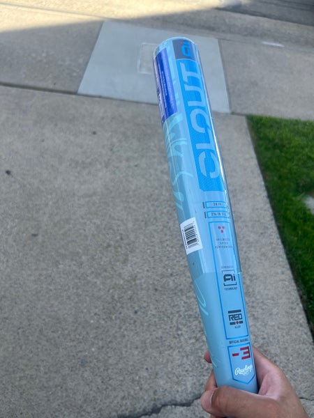2025 Rawlings Clout AI Alloy BBCOR Certified Bat (-3) 31 oz 34" (New)