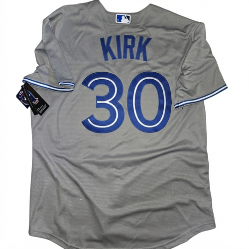 Toronto Blue Jays Gray 50th Patch Kirk Jersey