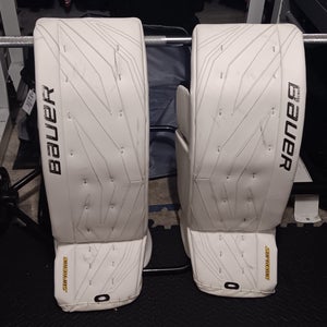 Bauer One95 Pro Goalie Leg Pads (Used) 35 plus 1