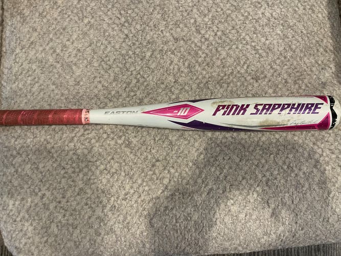 2012 Easton Sapphire Bat (-10) Alloy 15 oz 25"